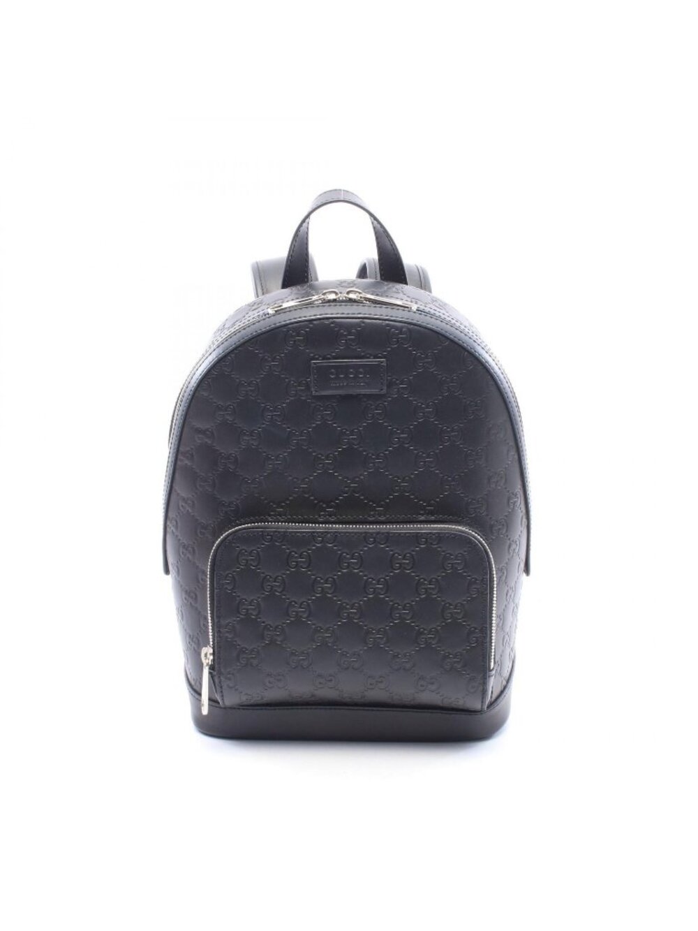 Gucci Backpack Guccissima Black Leather